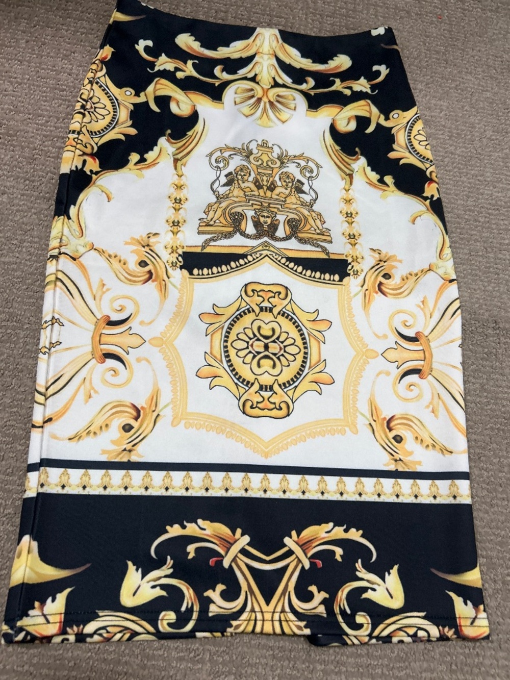 Extremely stylish designer print skirt